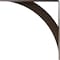 Ekena Millwork Legacy Steel Bracket, Hammered Dark Bronze 2"W x 20"D x 20"H BKTM02X20X20LEHDB - alternate 2